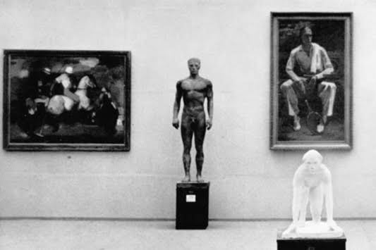 Decathlon Athlete’, a statue by German artist Arno Breker, won a silver medal at the 1936 Olympics | abc.net